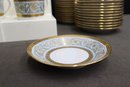 Partial Set C.H. Field Haviland Gold Band Limoges Coffee Cups, Saucers, And Small Plates