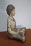 Enlightened Buddha Statuette In Molded Composite