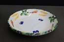 Group Lot Of Flower And Vegetable Ceramic Serveware - Wide Variety Of Bowls From Pasta To Olives