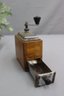 Antique Coffee And Spice Grinder Mill Wood And Metal