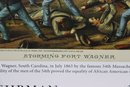 Commemorative Reproduction Print - Storming Fort Wagner, Black Troops Of The Civil War 1863, Gilder Lehrman