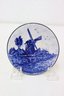 Group Lot Blue & White: Delft Blue Holland Vase & Collector Plate AND Spanish Wall Stoup