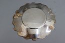 A - Group Lot Of Vintage Silverplated Trays (round)