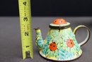 Kelvin Chen Enameled Ladybug Miniature Tea Pot No. 397 2000