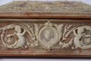 Ornately Carved Genuine Incolay Stone Box By Incolay Studios