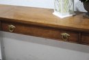 Federal Style Three Drawer Console Table