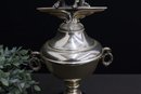 Vintage Trilevel Ring Handle Majestic Metal Golf Trophy  (no Club)