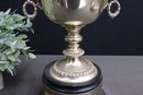 Vintage Trilevel Ring Handle Majestic Metal Golf Trophy  (no Club)