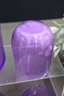 Set Of Four Lavender Purple Glasses