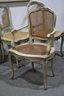 Group Of 6 French Provincial Cane Seat And Back Chairs (ALL Need Attention/Repair To Cane Seats And/or Backs)