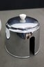 Vintage English 'Heatmaster' Teapot With Lined Chrome Cosy