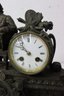 Shakespeare Figural Mantel Clock, Porcelain Dial