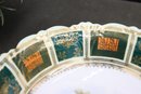 Vintage  Royal Vienna Decorated Porcelain Pie Crust Rim Bowl