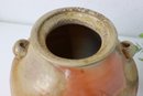 Craft Pottery Shino Glaze And Sea Shell Mark Ovoid Vase