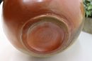 Craft Pottery Shino Glaze And Sea Shell Mark Ovoid Vase