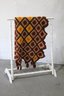 White Faux Bamboo Quilt Rack