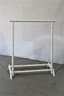 White Faux Bamboo Quilt Rack