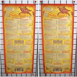 #23-pair Of Vintage Italian Restaurant Menu Poster - Da Meo Patacca