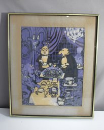 'Serving Armadillo For Dinner' - Unique Contemporary Art Print- Unsigned