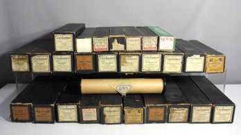 Lot Of 20 Antique Player Piano Rolls  Q.R.S., Virtuoso, And U.S. Brands