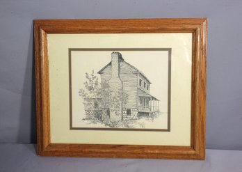 Framed Print Of A Historic House