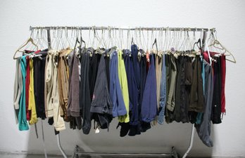 Rack C- Group Lot Of Ladies Dress Pants And More (size 4-10)