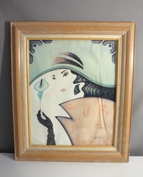 Frame Vintage Diana Martin Japanese Asian Women Poster