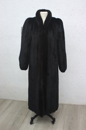 Vintage Black Mink Full Length Size M/l