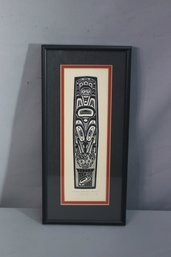 Framed 'Raven & Moon Box ' Signed And Dated 08 Number 84/200