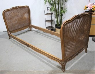 Vintage Woven Cane Day Bed