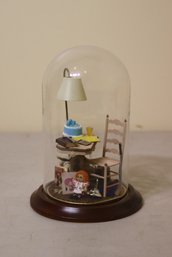 Large Crafter Heaven Diorama Display Dome, Signed Ned '83