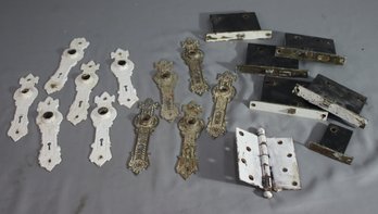 Group Lot Of Antique Door Locks And Hardware