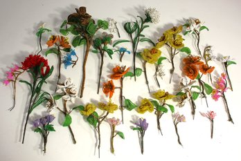 Collection Of Beaded Flowers