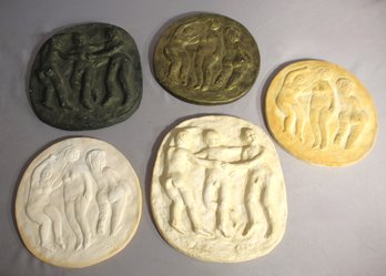 Unique Collection Of Handmade Relief Sculptures: Dancing Figures-By La Hayne