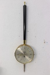 Vintage Salem Jeweled 8 Day Banjo Wall Clock