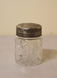 Antique Cut Glass Vanity Dresser Jar