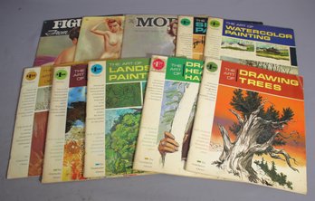 Lot Of Vintage Art Instruction Booklets - Various Topics