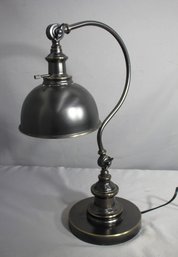Classic Adjustable Desk Lamp In Gunmetal Finish