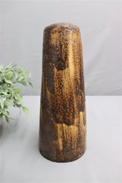Vintage Brown And Caramel Fat Lava Style Hanging Pot