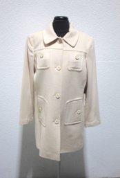 Signature Style: Sigrid Olsen Wool Coat -(size L)