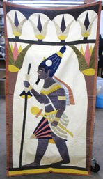 Vintage Egyptian Cloth Tapestry