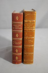 Two Vintage  English Men Of Letters And Poetical Works Of Matthew Arnold