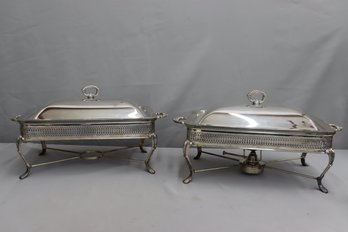 Pair Of Covered Serving Dish