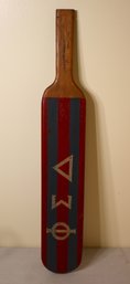 Leroy Fadem's 1938 Pledge Paddle For Phi Sigma Delta Fraternity