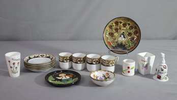 Assorted Lot Of Cups And Sauces And More