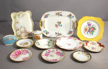 Collection Of Assorted Decorative Plates And Porcelain Pieces