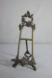 Vintage Brass Easel-Display Stand-Book Stand  16'Tall