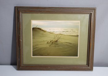 Serene Beachscape Framed Photographic Print