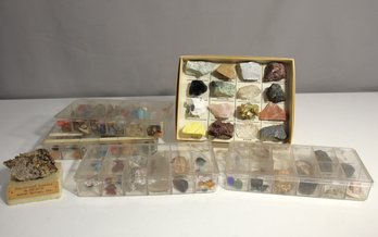 Large Assorted Rock And Mineral Collection  Smithsonian Set, Tumbled Stones, And More