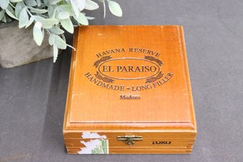 Wooden Cigar Box Havana Reserve El Paradiso